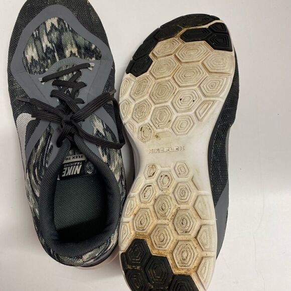 Nike flex womans training sneakers gray/black 831578/8.5 - Picture 7 of 8